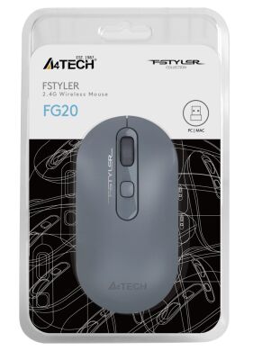 A4 Tech Fg20 Mavi Nano Kablosuz Optik 2000 Dpi Mouse - 2