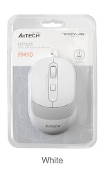 A4 Tech Fm10 Usb Fstyler Beyaz Optik 1600 Dpı Mouse - A4TECH