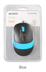 A4 Tech Fm10 Usb Fstyler Mavi Optik 1600 Dpı Mouse - A4TECH