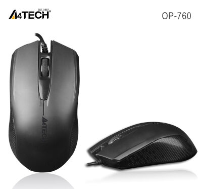 A4 Tech Op-760 Usb Siyah V-Track 1000 Dpı Mouse - 1