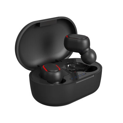 Asonic AS-TWS7S Siyah Mobil Telefon Uyumlu Bluetooth TWS AirPods Mikrofonlu Kulaklık - 1