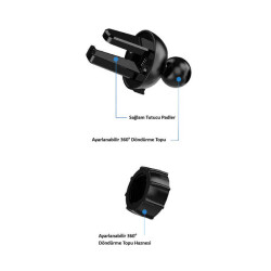 AVEC AV-040 ARAÇ İÇİ TELEFON TUTUCU - 3