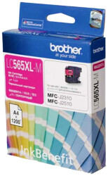 Brother LC565XLM Magenta Kırmızı 1.200 Sayfa Kartuş MFC-J3520-J3720 - BROTHER