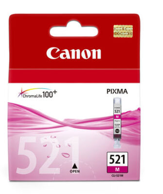 Canon CLI-521M Magenta Kırmızı Mürekkep Kartuş MP260-540-550-560-620-630 MX860-870 - 1