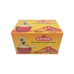 ÇAYKUR DEMLİK POŞET ÇAY 200 GR 40'LI - 