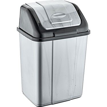 ÇÖP KOVASI PLASTİK İTME KAPAK 10 LT - 1