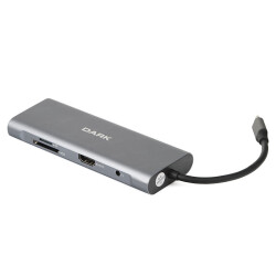 Dark DK-AC-U31X32 3in1 USB3.1 Type C Erkek-USB3.0-HDMI (4K UHD)-USB3.1 Type C Şarj - DARK