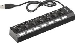 Dark DK AC USB272 7 Port Anahtarlı USB2.0 HUB - DARK