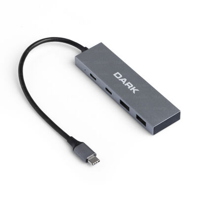 Dark DK-AC-USB312C 4 Port USB Type-C HUB 2X USB3.0 Type-A & 2X USB3.1 Type -C - 1