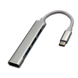 Dexim DHU0003-Dexim Elite USB-Typ-c to 4 Port USB-A Hub - DEXIM
