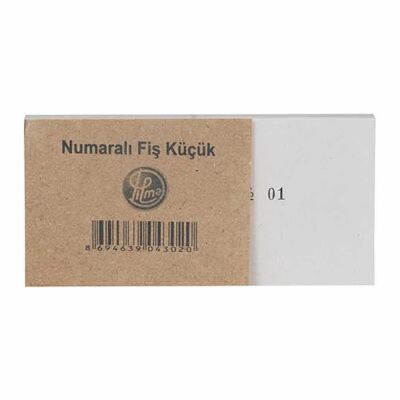 DİLMAN KÜÇÜK BOY NUMARALI FİŞ 36'LI - 1