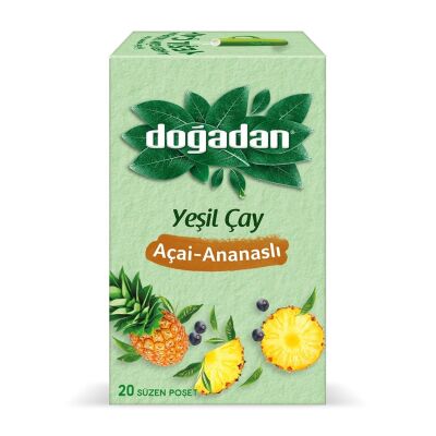 DOĞADAN AÇAİ YEŞİL ÇAY ANANAS BİTKİ ÇAYI 20’Lİ - 1