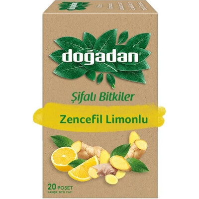 DOĞADAN LİMON-ZENCEFİL BİTKİ ÇAYI 20 Lİ - Doğuş