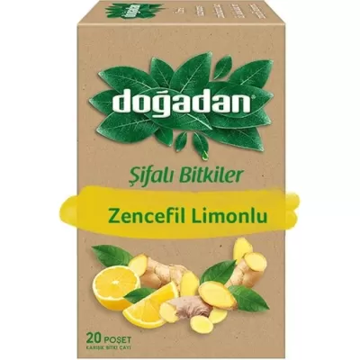 DOĞADAN LİMON-ZENCEFİL BİTKİ ÇAYI 20 Lİ - 1