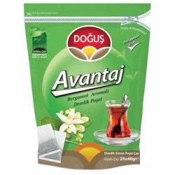 Doğuş Avantaj Bergamot Aromalı Demlik Çay 25x40 gr - DOĞUŞ