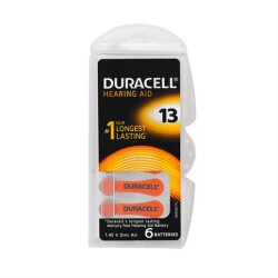 Duracell 13 Numara Düğme Kulaklık Pili İşitme Cihazı İçin 6'lı Paket - DURACELL