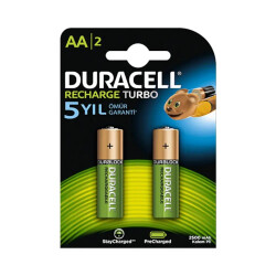 DURACELL 2500 MAH 2Lİ ŞARJLI KALEM PİL - AVES