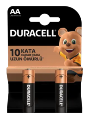 Duracell AA Kalem Pil 2'li - AVES