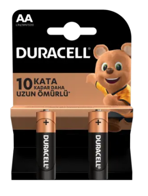 Duracell AA Kalem Pil 2'li - 1