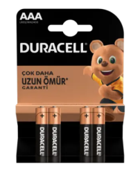 Duracell AAA İnce Pil 4'lü - AVES