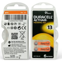 Duracell Activair 13 6'lı Kulaklık Pili - AVES