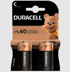 Duracell C Orta Pil 2'li - AVES