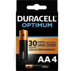 DURACELL OPTIMUM AA KALEM PİL 4LÜ - AVES