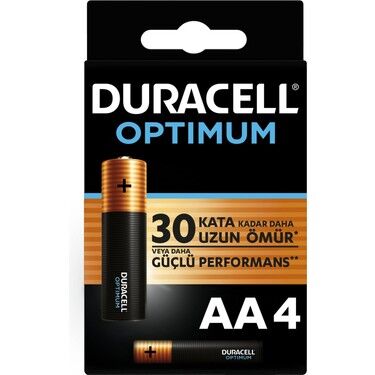 DURACELL OPTIMUM AA KALEM PİL 4LÜ - 1