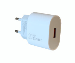 Elba ELB03-20USB Beyaz 20W USb Şarj Kafa QC4.0(Akıllı Koruma-Hızlı Şarj-Isıya Dayanıklı) - 2