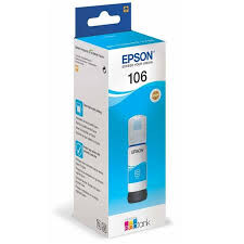 Epson 106 Cyan Mavi Şişe Mürekkep T00R240 L7160-7180 - EPSON