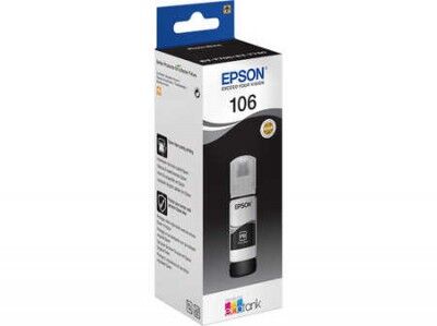 Epson 106 Photo Black Foto Siyah Şişe Mürekkep T00R140 L7160-7180 - 1