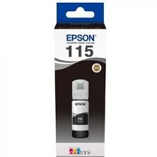 Epson 115 Black Siyah Şişe Mürekkep T07C14A L8160-L8180 - 1