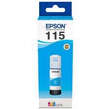 Epson 115 Cyan Mavi Şişe Mürekkep T07D24A L8160-L8180 - 1