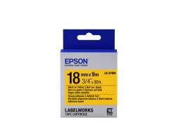 Epson LK-5YBW Strong Siyah Üzeri Sarı 18MM 1,5Metre Etiket - EPSON