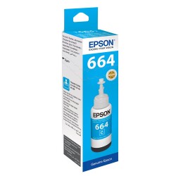 Epson T6642 Cyan Mavi Şişe Mürekkep T66424A - 1