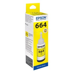 Epson T6644 Yellow Sarı Şişe Mürekkep T66444A - 1
