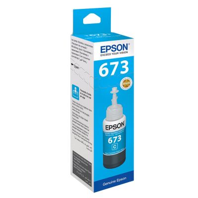 Epson T6732 Cyan Mavi Şişe Mürekkep T67324A - 1