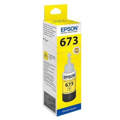Epson T6734 Yellow Sarı Şişe Mürekkep T67344A - 1