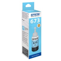 Epson T6735 Light Cyan Açık Mavi Şişe Mürekkep T67354A - EPSON