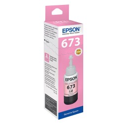 Epson T6736 Light Magenta Açık Kırmızı Şişe Mürekkep T67364A - EPSON