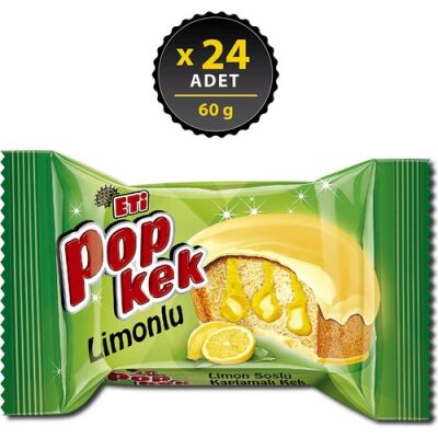 ETİ POPKEK LİMON 60 GR 24'LÜ - 1