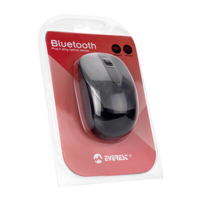 Everest SM-BT84 Bluetooth Siyah 800-1200-1600dpi Optik Kablosuz Mouse - 2