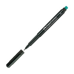 FABER 1523 ASETAT KALEMİ S SİYAH - Faber-Castell
