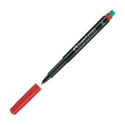 FABER 1525 ASETAT KALEMİ M KIRMIZI - Faber-Castell