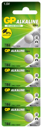 GP GP186-C5 LR43 Alkalin Düğme Pil 5'li Paket - GP