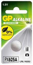 GP Gppx625A-2C1 Alkalin Tekli Blister Lr9 Araç Kumanda Pili - GP