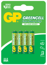 GP Greencel R03 AAA Boy İnce Çinko Kalem Pil 4'lü Paket GP24G-U4 - GP