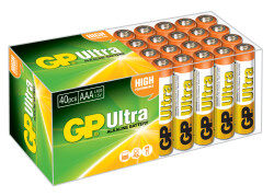 Gp LR03 AAA Boy Ultra Alkalin İnce Kalem Pil 40'lı Paket GP24AUT-2B40 - GP