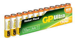 Gp LR6 AA Boy Ultra Alkalin Kalem Pil 12'li Paket GP15AU-VS12 - GP