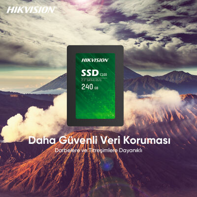 Hikvision 240Gb Ssd Disk Sata 3 Hs-Ssd-C100-240G 550Mb-450Mb Harddisk - 2